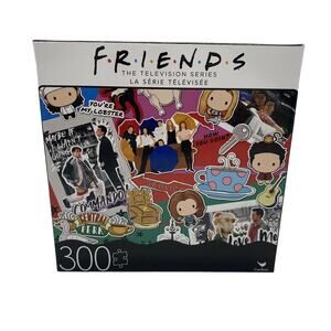 Cardinal Pop Culture: Friends Stickers Jigsaw Puzzle 300 Pieces NEW